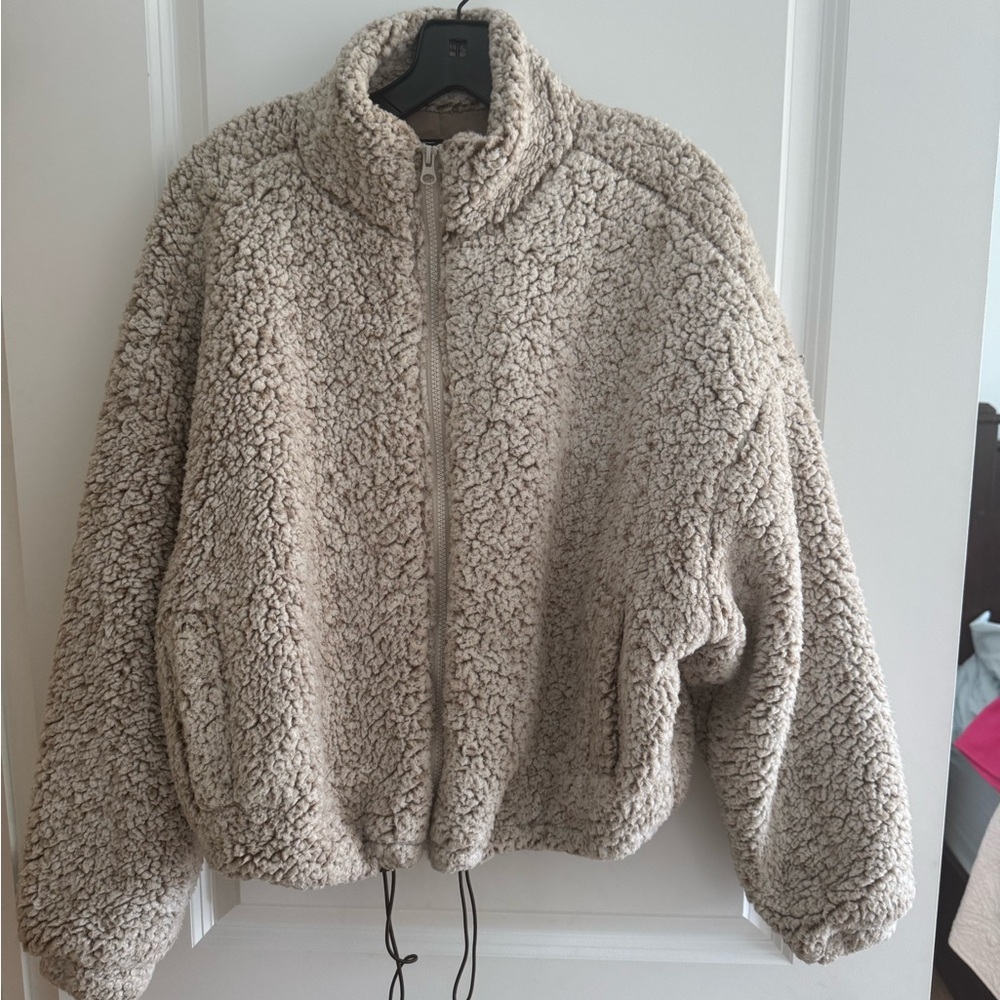Me Jane Cozy Cream Teddy Jacket